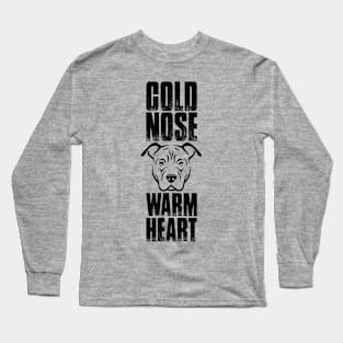 cold nose warm heart Long Sleeve T-Shirt